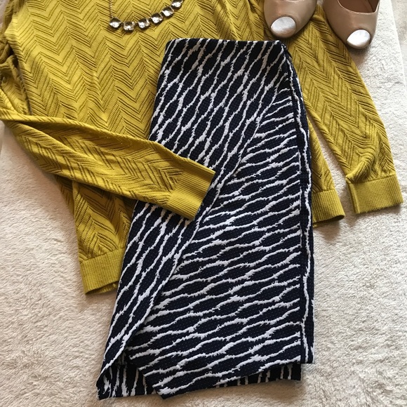 LOFT Dresses & Skirts - Loft Asymmetrical Navy Skirt
